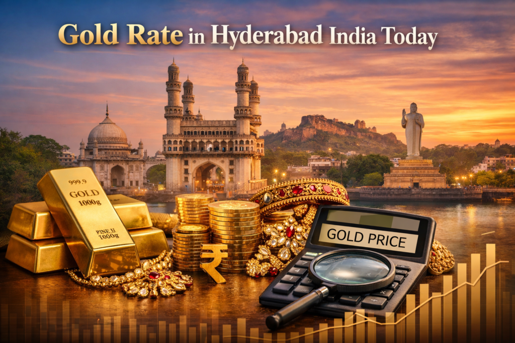 Gold price in Hyderabad India today