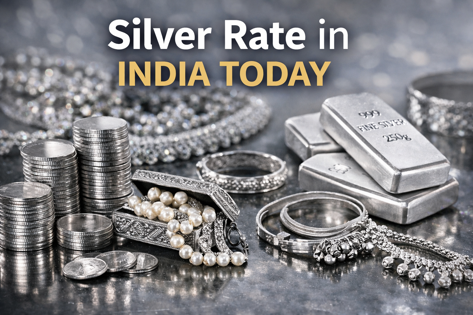 Silver rate in India today